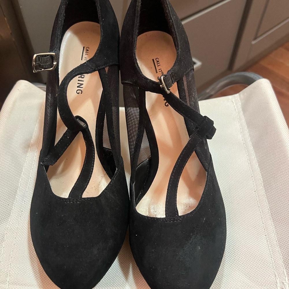 Call It Spring Black Heels